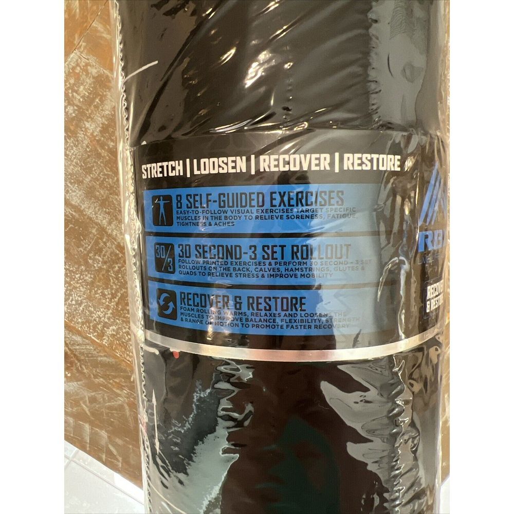 RBX 18" Deep Tissue Foam Roller. Stretch,‎ Loosen, Recover, Restore. NIP - Picture 8 of 8